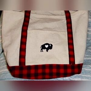 Buffalo Canvas Tote Bag